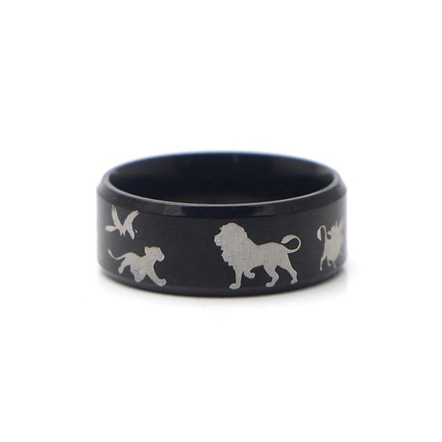 Bague roi online lion