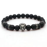 bracelet perles noires homme ou femme