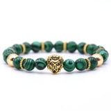 bracelet lion malachite