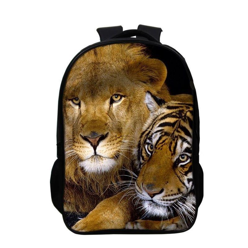 Sac Dos Lion et Tigre Royaume Lion Plan te Lion