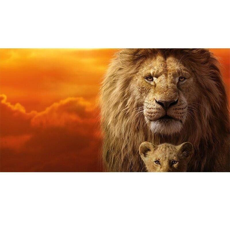 Tableau de hauteur de croissance du roi Lion Simba pour