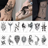 Tatouage Temporaire Lion Mandala