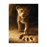 Tableau Lion Lionne et Lionceau
