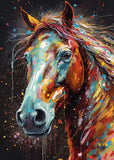 Tableau Lion Aquarelle
