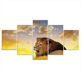 Tableau Lion Dessin Moderne