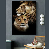Toile Lion Rugissement