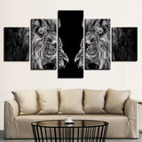 Tableau Lion Démon
