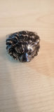 Bague Tête de Lion Prédateur