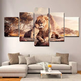 Tableau Lion Tête à Tête