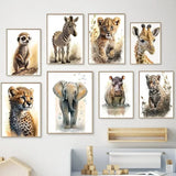 Tableau Lion Lionceaux