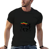 T-shirt Lion Reggae Bicolore