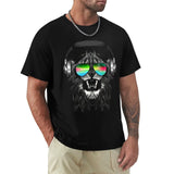 T-shirt Lion Lunettes de Soleil