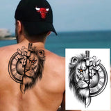 Tatouage Temporaire Lion Amical