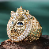 Bague Tête de Lion Hip Hop