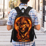 Sac à dos Lion Totem doré