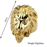 Bague Tête de Lion Élégante