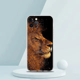 Coque iPhone Lion Couleurs Astrales