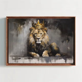 Toile Lion Sablée