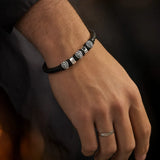 Bracelet Lion Trio d'Argent porté