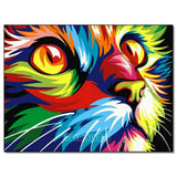 Toile Lion Portrait Pop Art