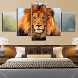 Tableau Lion Lion Couleur Or