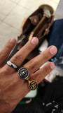 Bague Tête de Lion Hurlement Obscur