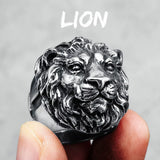 Bague Tête de Lion Jungle