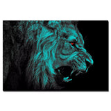 Toile Lion Tranquillité