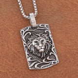 Pendentif Lion Design Sauvage