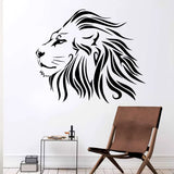 Sticker mural lion en vinyle