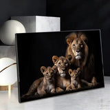 Toile Lion Rugissement