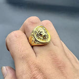Bague Tête de Lion Zircon