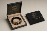 Bracelet Lion Onyx et Œil de Tigre — ce que vous allez recevoir