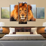 Tableau Lion en plusieurs panneaux
