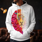 Sweat Lion Mosaïque porté