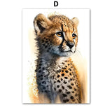 Tableau Lion Lionceaux