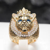 Bague Tête de Lion Hip Hop