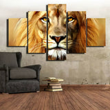 Tableau Lion Peinture Moderne
