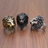 Bague Tête de Lion Crâne