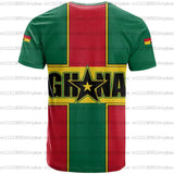 T-Shirt Lion Couleurs Panafricaines