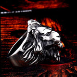 Bague Tête de Lion Crinière