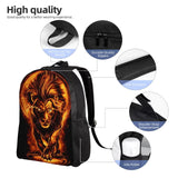 Sac à dos Lion Totem doré