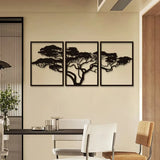 Stickers Lion Arbre Noir