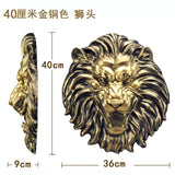 Tête de Lion Murale Rugissement Perçant