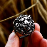 Bague Tête de Lion Crinière