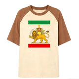 T-Shirt Lion Drapeau Éthiopien Bicolore