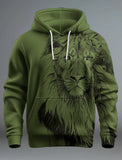 Sweat à capuche Lion Cristal