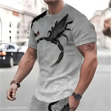T-Shirt Lion Oversize Noir