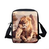 Sac bandoulière lion rugissant