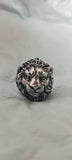 Bague Tête de Lion Rubis